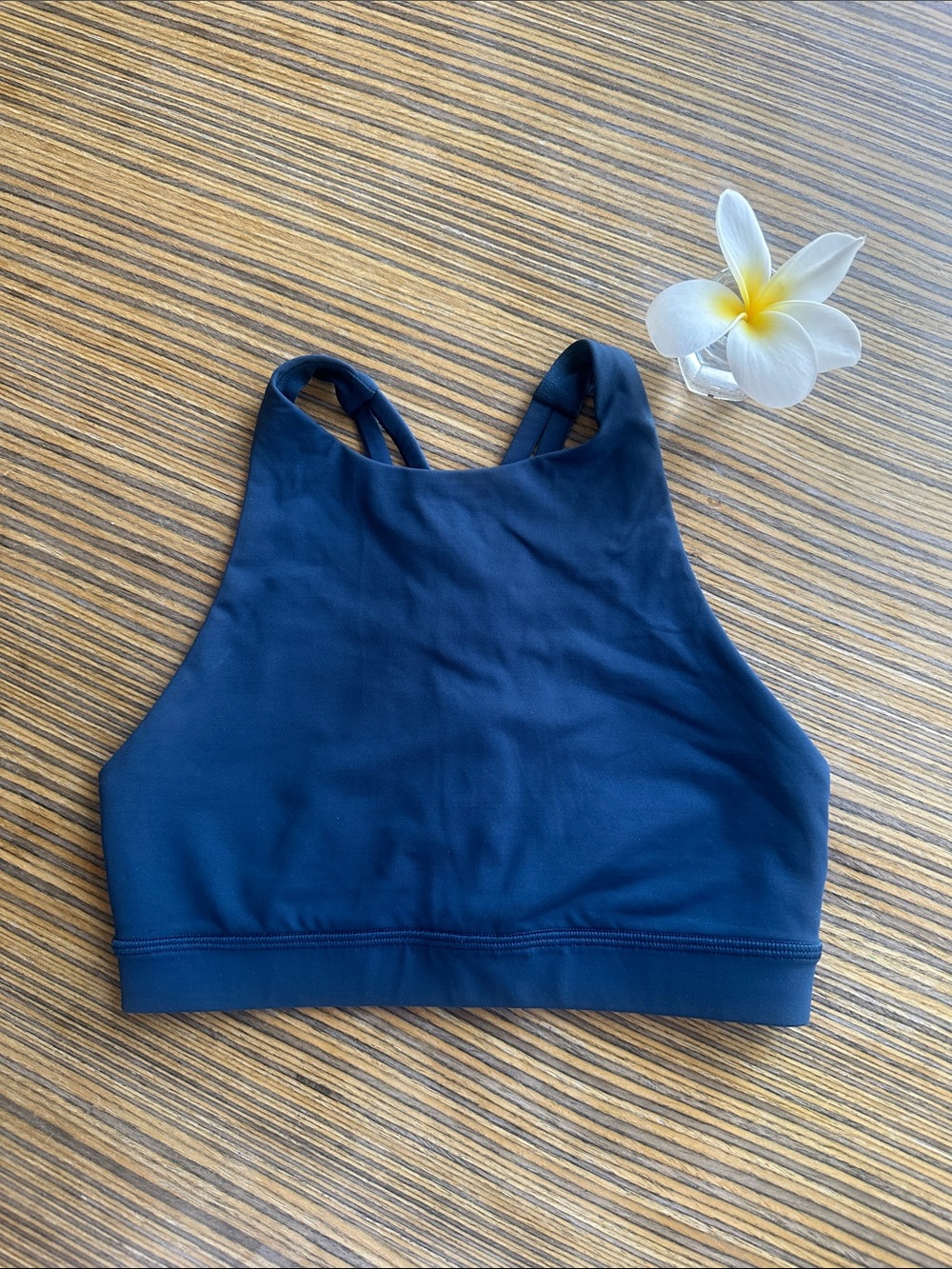 lululemon athletica High-Neck Sports Bra in Navy